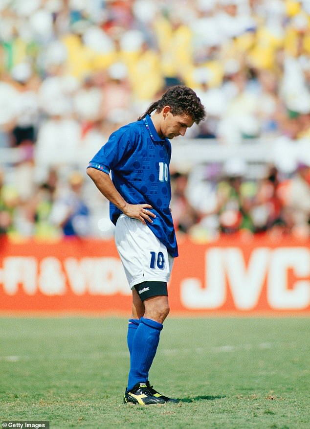 Baggio was known as the Divine Ponytail, a nickname he gave for his bizarre hairstyle