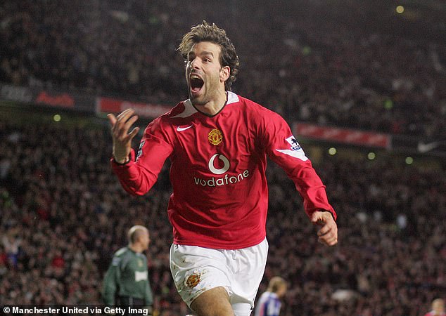 Van Nistelrooy left England 18 years ago after playing for Man United between 2001 and 2006.