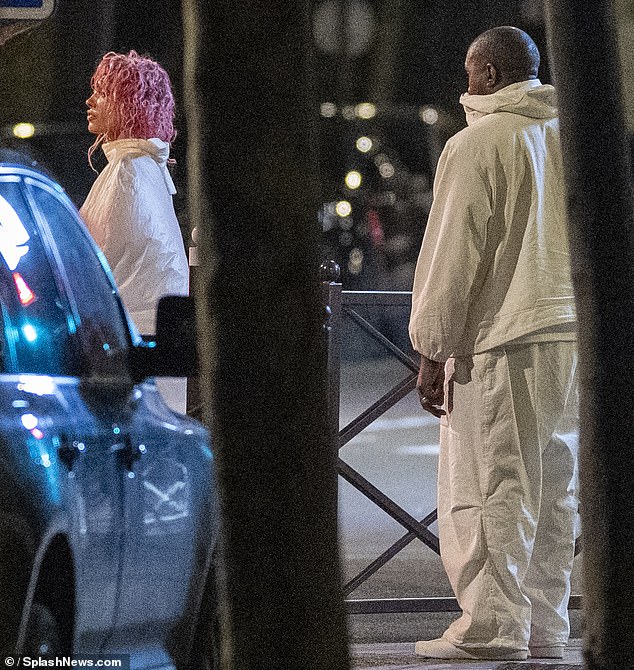 The controversial couple appeared to have a tense conversation with each other as they returned to their hotel