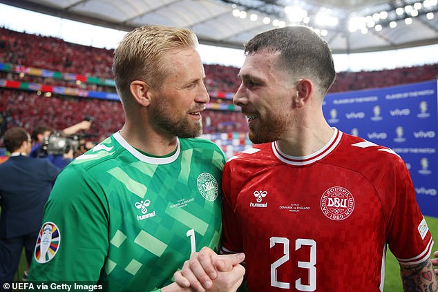 Kasper Schmeichel handed the responsibility to Hojbjerg because he is a goalkeeper