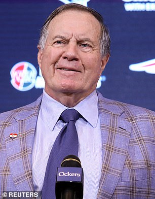 Belichick left the Patriots earlier this year but has not yet retired from the NFL
