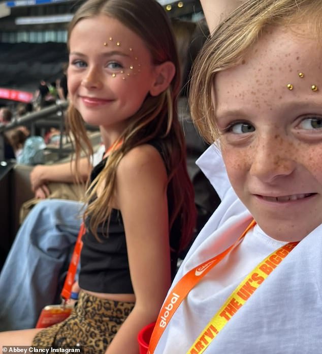 And the mum-of-four treated her children to a night out at the star-studded music event which saw performances from the likes of Perrie Edwards and Sabrina Carpenter