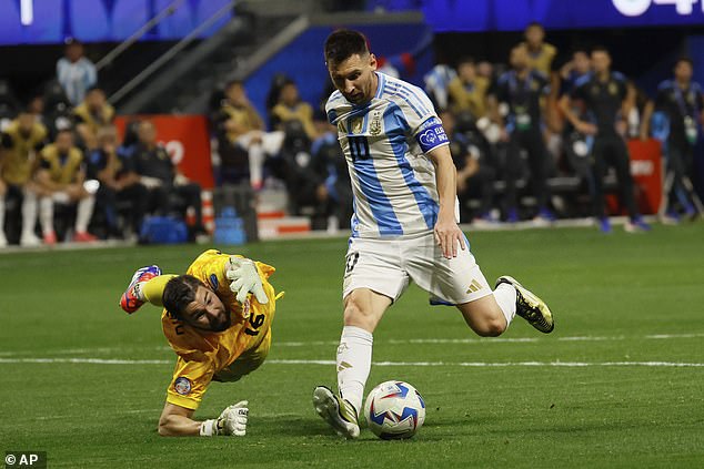 Messi, who turns 37 on Monday, will have been frustrated at having missed some big chances