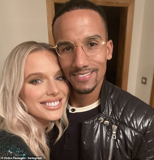 Helen admitted she has a 'difficult relationship' with her ex Scott Sinclair (pictured in December 2021) in a candid Instagram post as she was in tears over the weekend