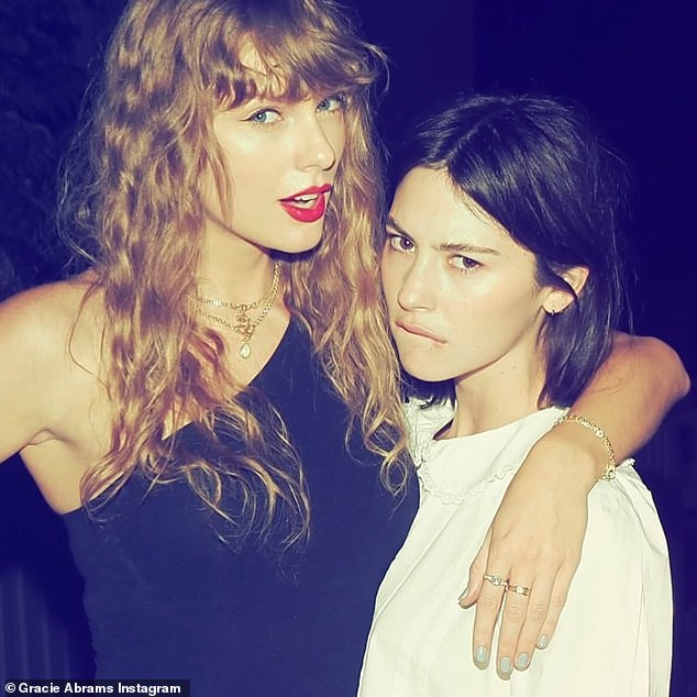 Gracie, 24, revealed that she and Taylor, 34, had just finished a song together titled 