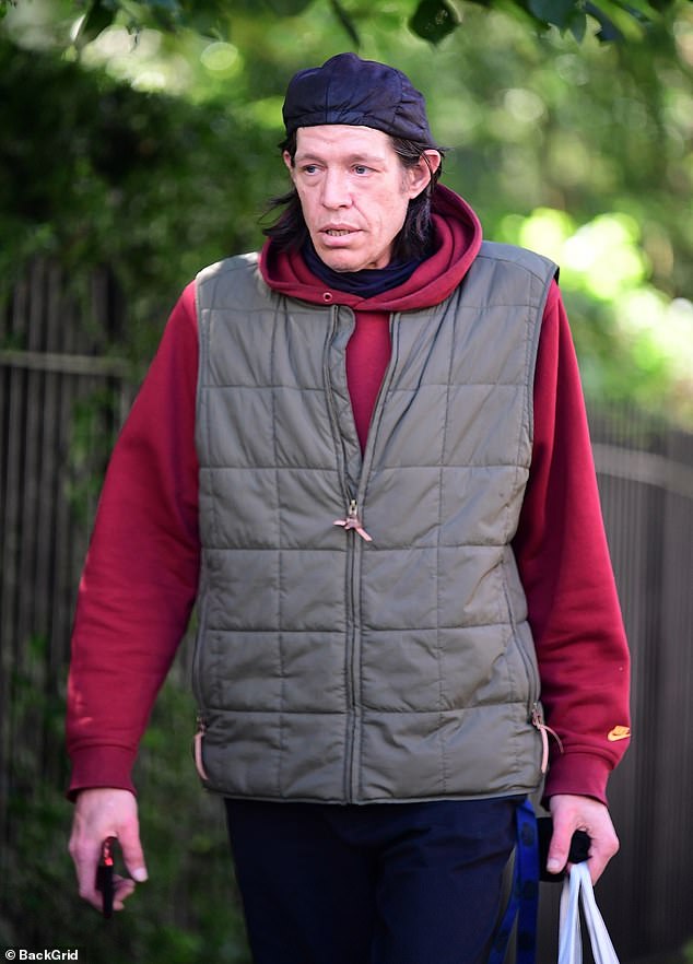 The 51-year-old, the estranged son of Pierce Brosnan, appeared to have walked into Waitrose as he walked along Portobello Road carrying a bag from the supermarket chain.