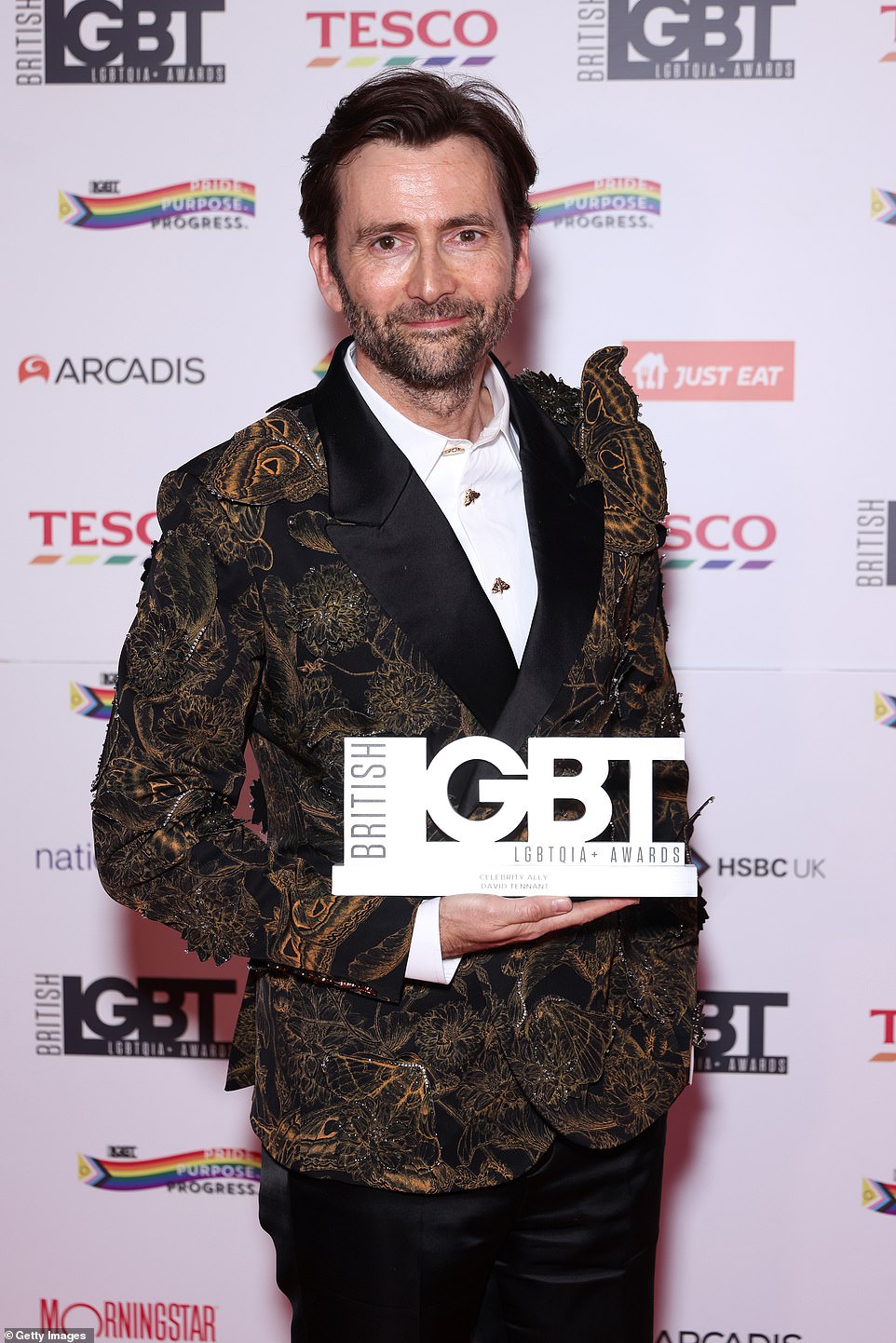 David Tennant won the LGBT+ Celebrity Ally Award for his advocacy for transgender people
