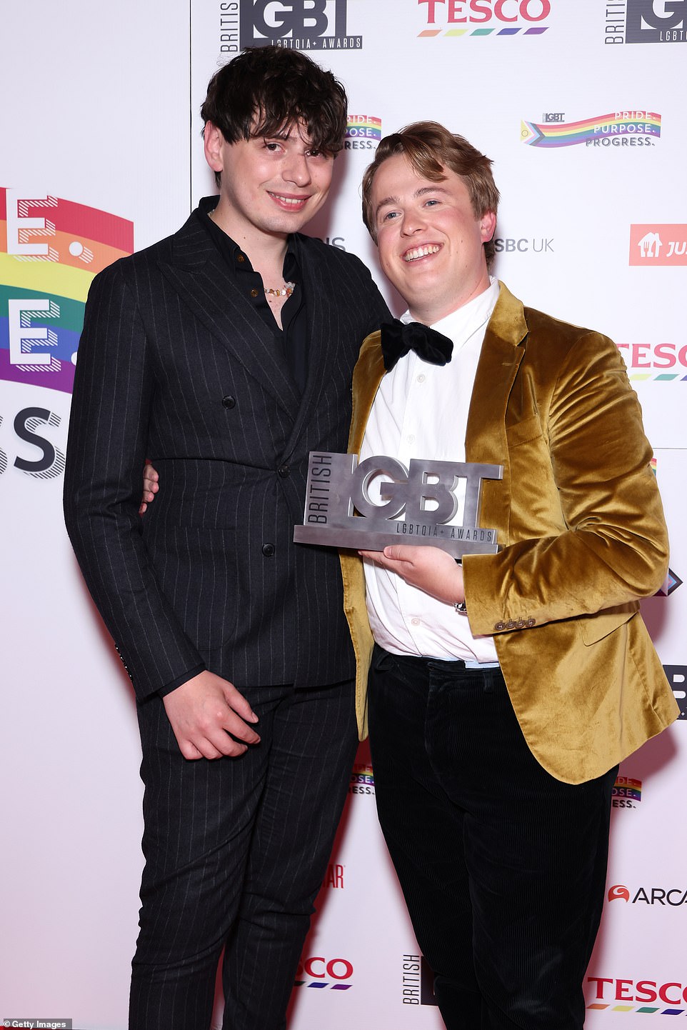 Big Brother stars Jordan Sangha and Henry Southan won the Media Moment award