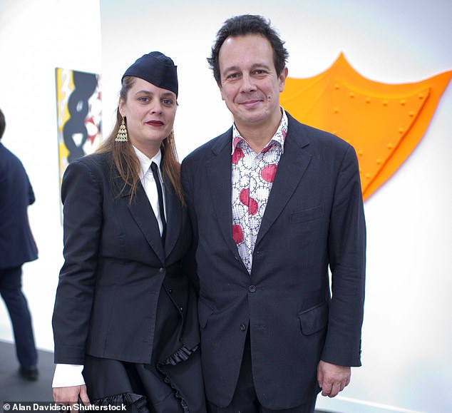 Detmar Blow pictured with Mara Castilho, the Portuguese-Brazilian artist with whom he had a son, Sasha