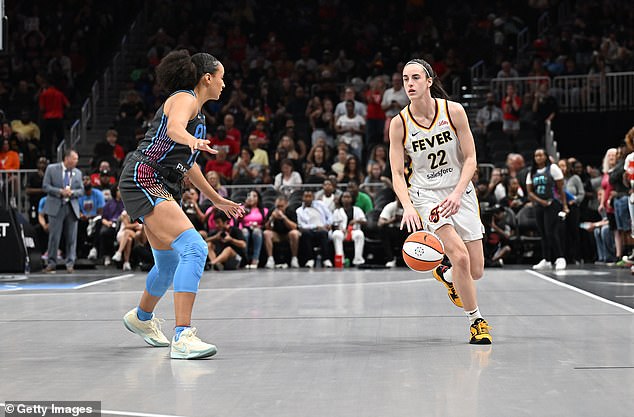 Clark became the third-fastest player in WNBA history to reach 100 assists on Friday night