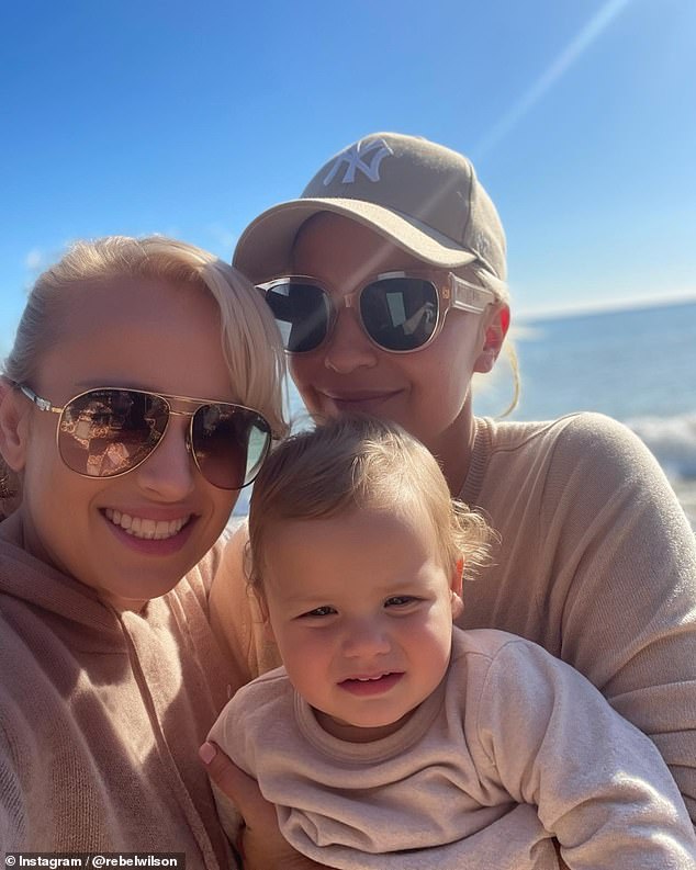Rebel recently revealed that she has yet to meet fiancé Ramona Agruma's parents.  The lovebirds are pictured with their child Royce Lillian Elizabeth Wilson