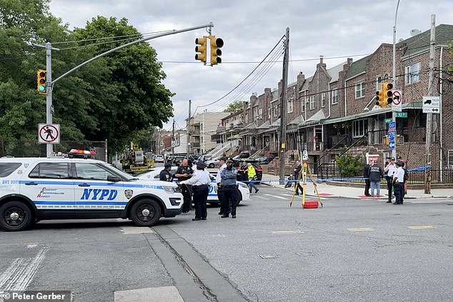The accident happened at this intersection in Bay Ridge, Brooklyn, as Conigliaro was crossing the road