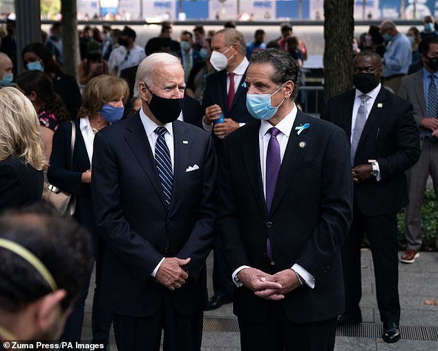 Cuomo also attacked Biden and fellow Democrats Kathy Hochul — who took over his job as governor of the Empire State after resigning — and New York Mayor Eric Adams over immigration.