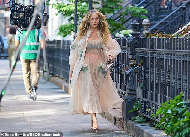 The Sex And The City And Just Like That... reboot began production on its upcoming third season in early May, and Parker was spotted filming in New York City;  Sarah seen in 2024