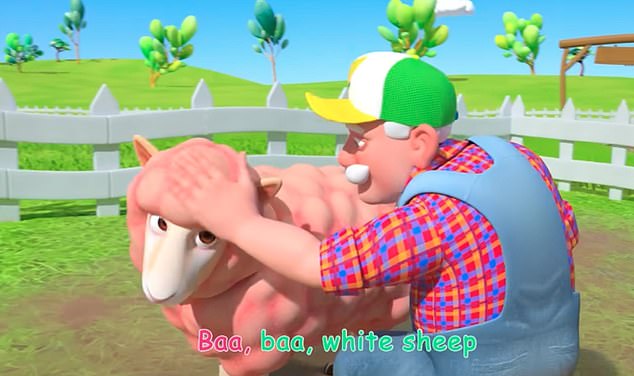 Baa baa black sheep is extended to three minutes and includes animals of all colors