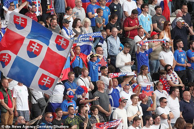 Slovakia fans had a great time as they watched their team beat Belgium 1-0