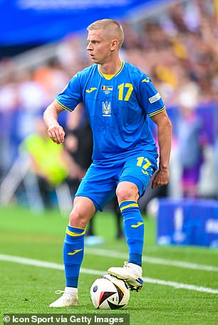 Arsenal star Zinchenko suffered a defeat in Ukraine's opening match against Romania