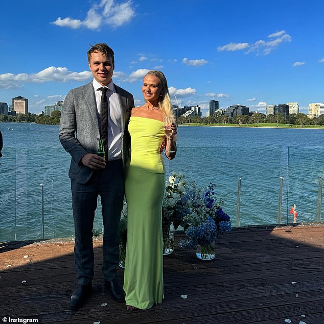 During the treatment she lost some of her hair, felt extremely weak, had no appetite and her skin was super dry.  She was working in real estate at the time but could not continue and started dating her boyfriend, AFL player Dylan Clarke