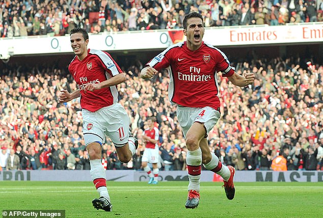 Fabregas revealed that Robin van Persie was the best finisher he played with