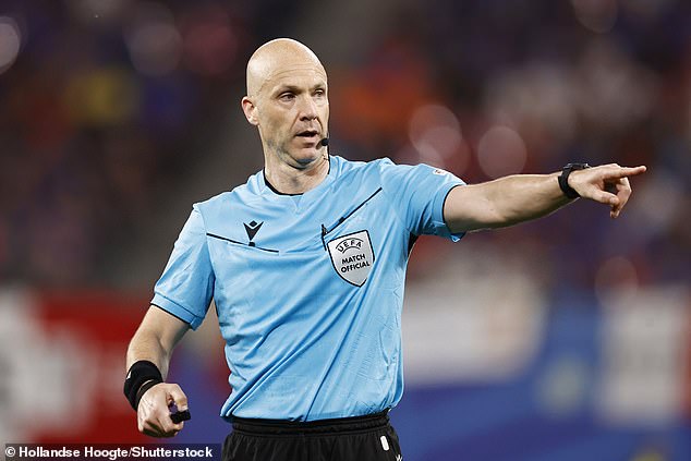 Premier League referee Anthony Taylor made the decision together with VAR Stuart Attwell