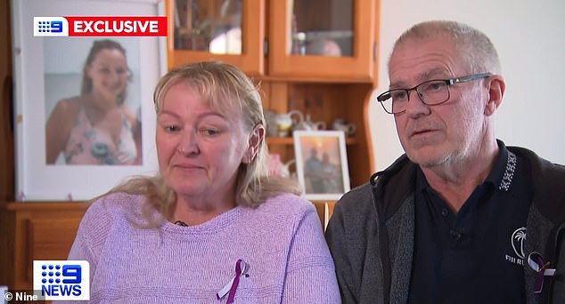 Kristy's parents Donna and Peter Thornell (pictured) said they felt 'cheated'.  Armstrong took his own life in prison