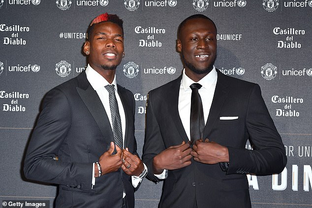 United have a history of turning to entertainers, such as Stormzy (right), for off-field promotional activities