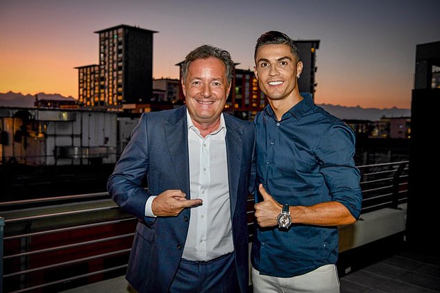 The pair have been friends for years, with the veteran broadcaster having interviewed Ronaldo several times