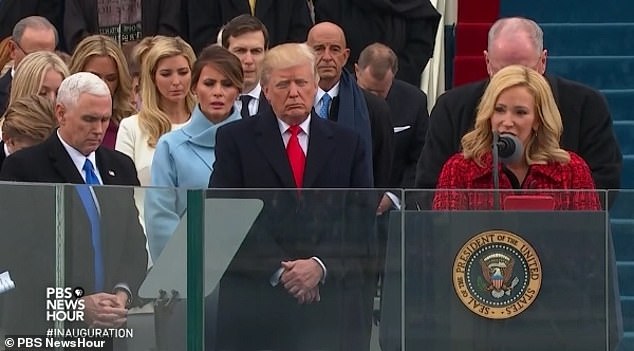 White led Trump's evangelical advisory council during his campaign and delivered the invocation prayer at his inauguration (photo)