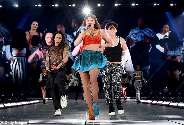 Taylor Swift performed hits like Shake It Off on the opening night of her Eras Tour run in London