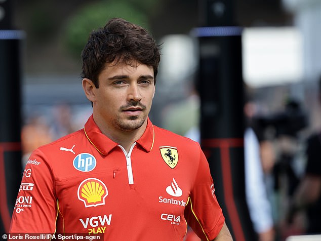 Leclerc expressed his frustration with the McLaren driver with an x-rated comment on the team radio