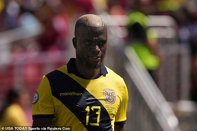 Valencia will now miss at least the next match for Ecuador, when they play Jamaica next week