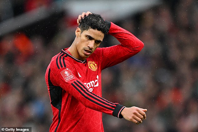 Varane suffered an injury at United but won both the Carabao Cup and the FA Cup