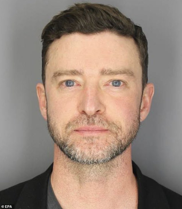 Timberlake reportedly 'panicked' while in custody following his DWI arrest in The Hamptons on Tuesday (seen in his 2024 mugshot)