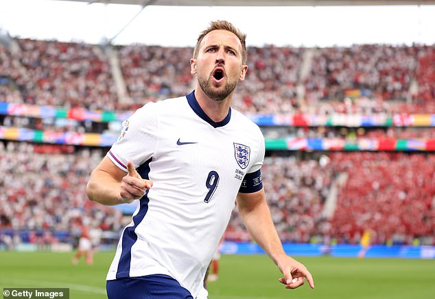 Kane scored the Three Lions' only goal in their weak 1-1 draw with Denmark in Frankfurt