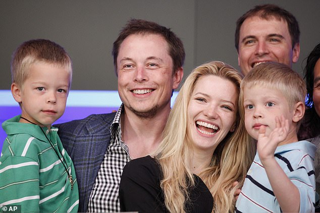 Talulah and Elon got engaged just 10 days after first meeting, and she joined him and his young children in his nearly empty 20,000-square-foot mansion in Los Angeles (pictured in 2010)
