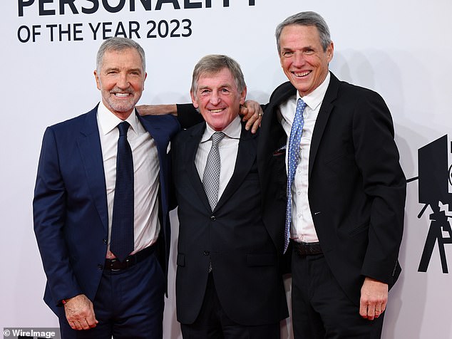 Hansen (pictured right alongside Graeme Souness and Kenny Dalglish) was admitted to hospital on June 9 and left to fight for his life