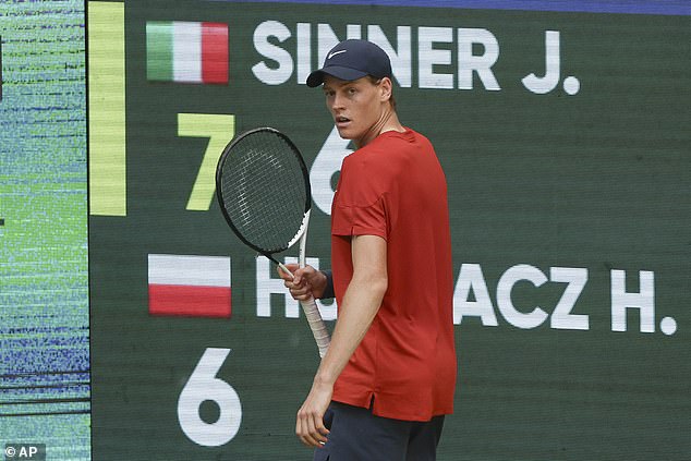 World No. 1 Jannik Sinner beat Hubert Hurkacz to win Halle before Wimbledon