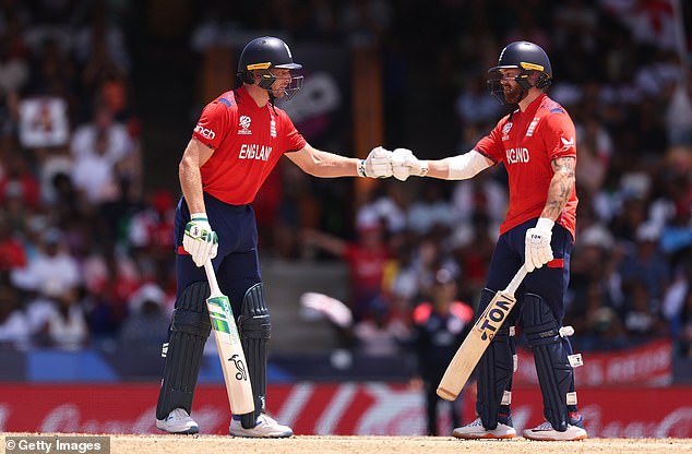 Jos Buttler and Phil Salt then brutally chased down the total within 10 overs