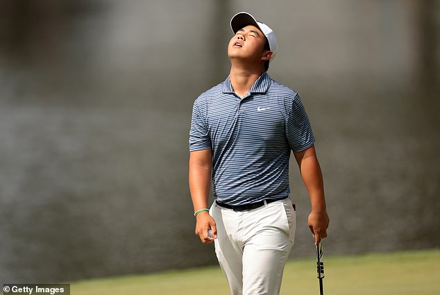 The world number 1 defeated 54-hole leader Tom Kim in a sudden death play-off
