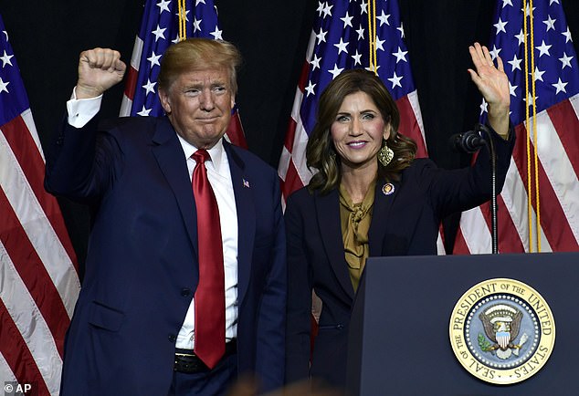 Before her book was released in May, Noem was widely considered to be on the top list of potential running mates for former President Donald Trump.