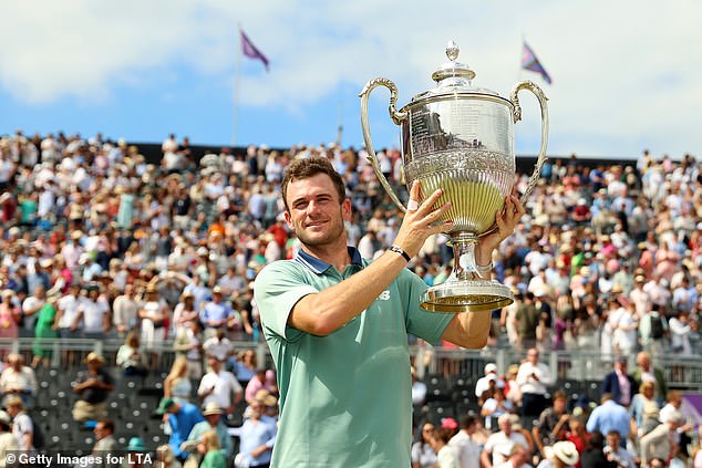 Paul defeated Lorenzo Musetti in the final of the Queen's Club Championships on Sunday