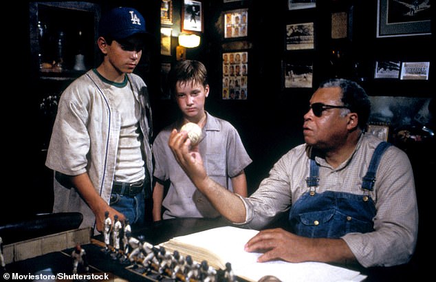 Mike Vitar, Guiry and James Earl Jones were depicted in a scene from the famous 1993 film