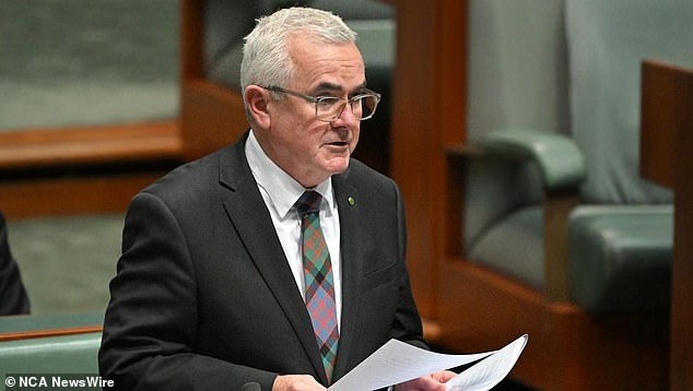 Independent MP Andrew Wilkie (pictured) made these stunning claims under parliamentary privilege