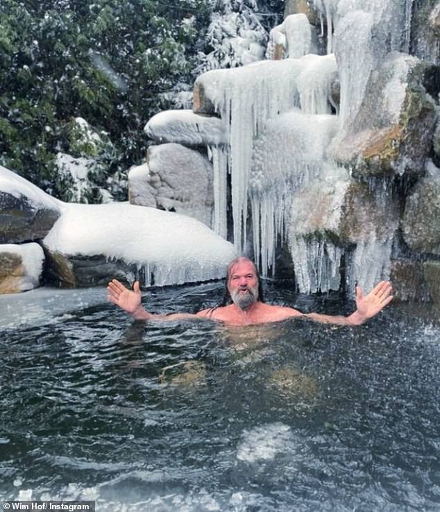 Cold therapy: The Dutch motivational speaker and athlete is known for his ability to withstand low temperatures and is determined to teach as many people as possible about cold therapy