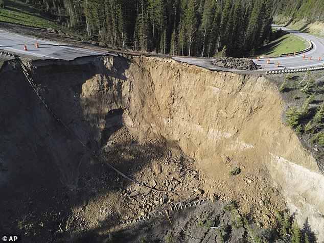 The obscure mountain road gained attention after the main route for workers commuting between Idaho and Jackson literally fell off the mountain