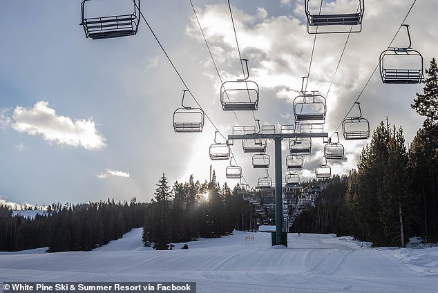 Ricketts has already acquired more than 1,800 hectares of land in the area, including the White Pine Ski Resort (pictured)