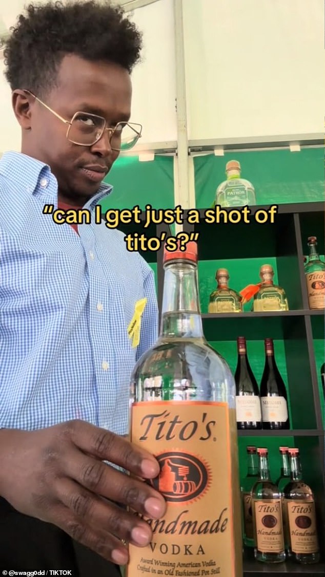 One of the bartender's most important underage warnings was ordering a regular shot of Tito's vodka
