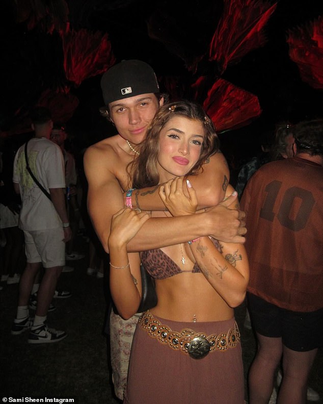 The duo hugged at Coachella in April