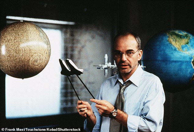 Billy Bob Thornton as Dan Truman, a scientist at NASA, in Armageddon.  Although it is a series of science fiction films, the deflection of asteroids on their way to Earth is a real concern