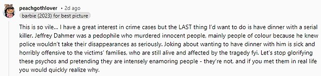 1719252159 884 Ariana Grande slammed by fans over disgusting Jeffrey Dahmer confession